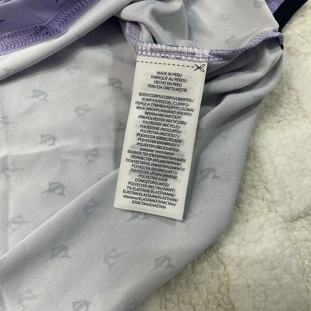 RLX Ralph Lauren Golf Polo Shirt Large Marlin Print Stretch Performance Purple - Picture 6 of 7